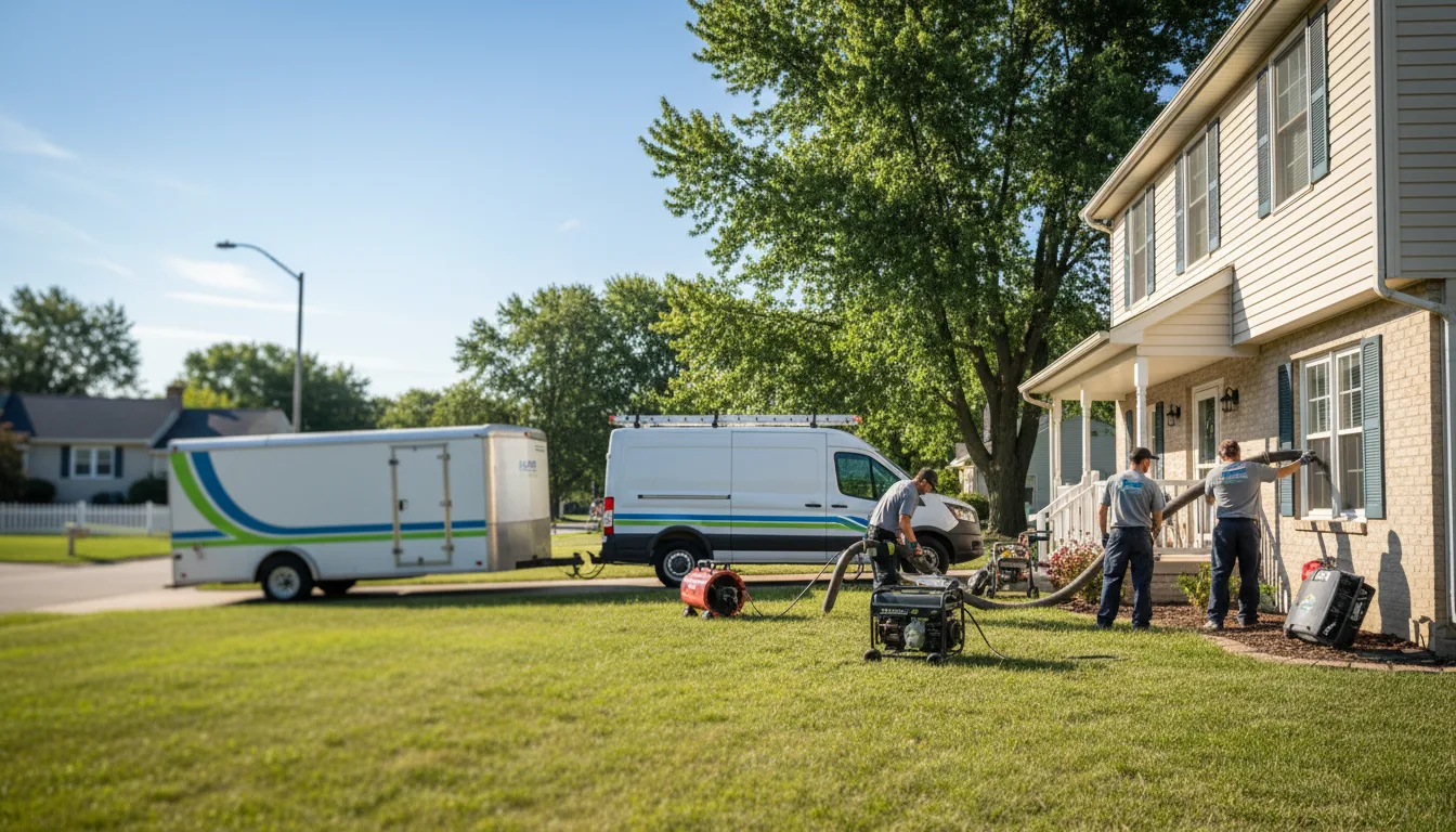 Flooded Basement Restoration And Cleanup With Repair in New Matamoras, OH near me